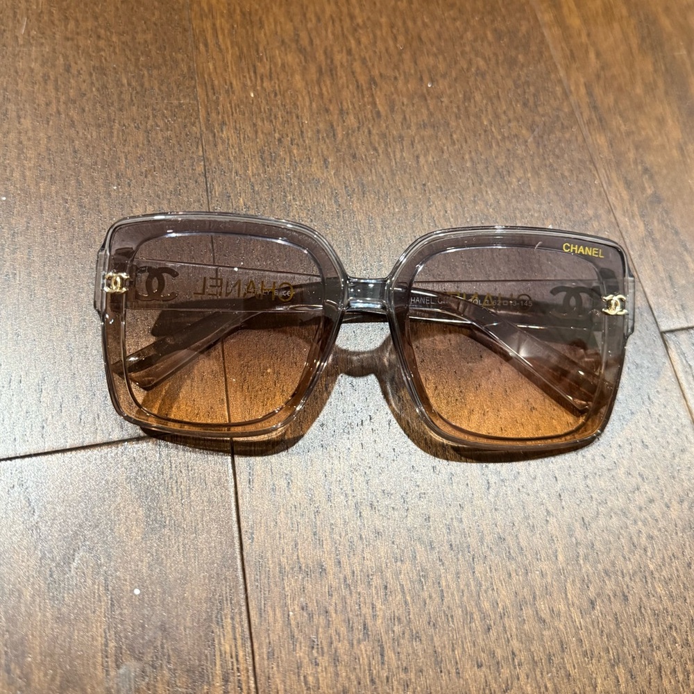 INSPIRED Brown Square Oversized Sunglasses